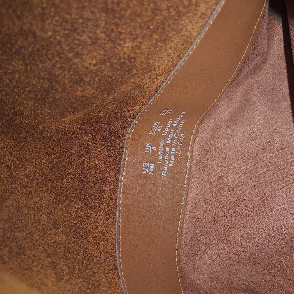 Over the knee- leather tie heeled boots - Picture 7 of 7